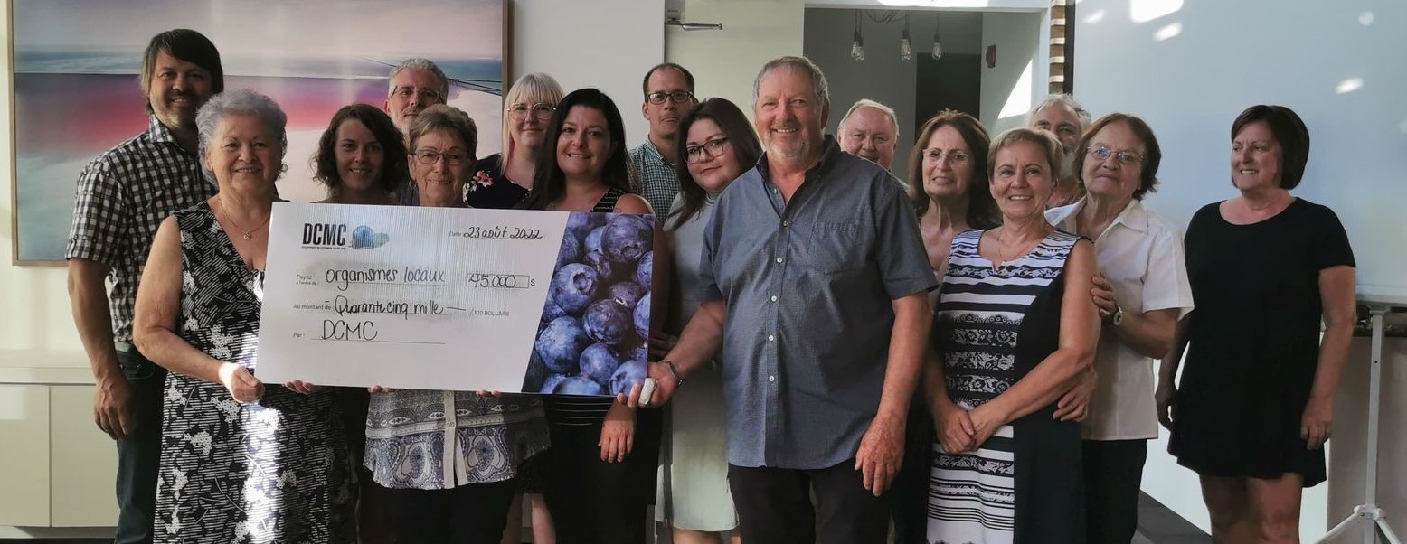 Communiqué – Développement collectif Maria-Chapdelaine remet 45 000 $ aux organismes d’ici Actualités À la une