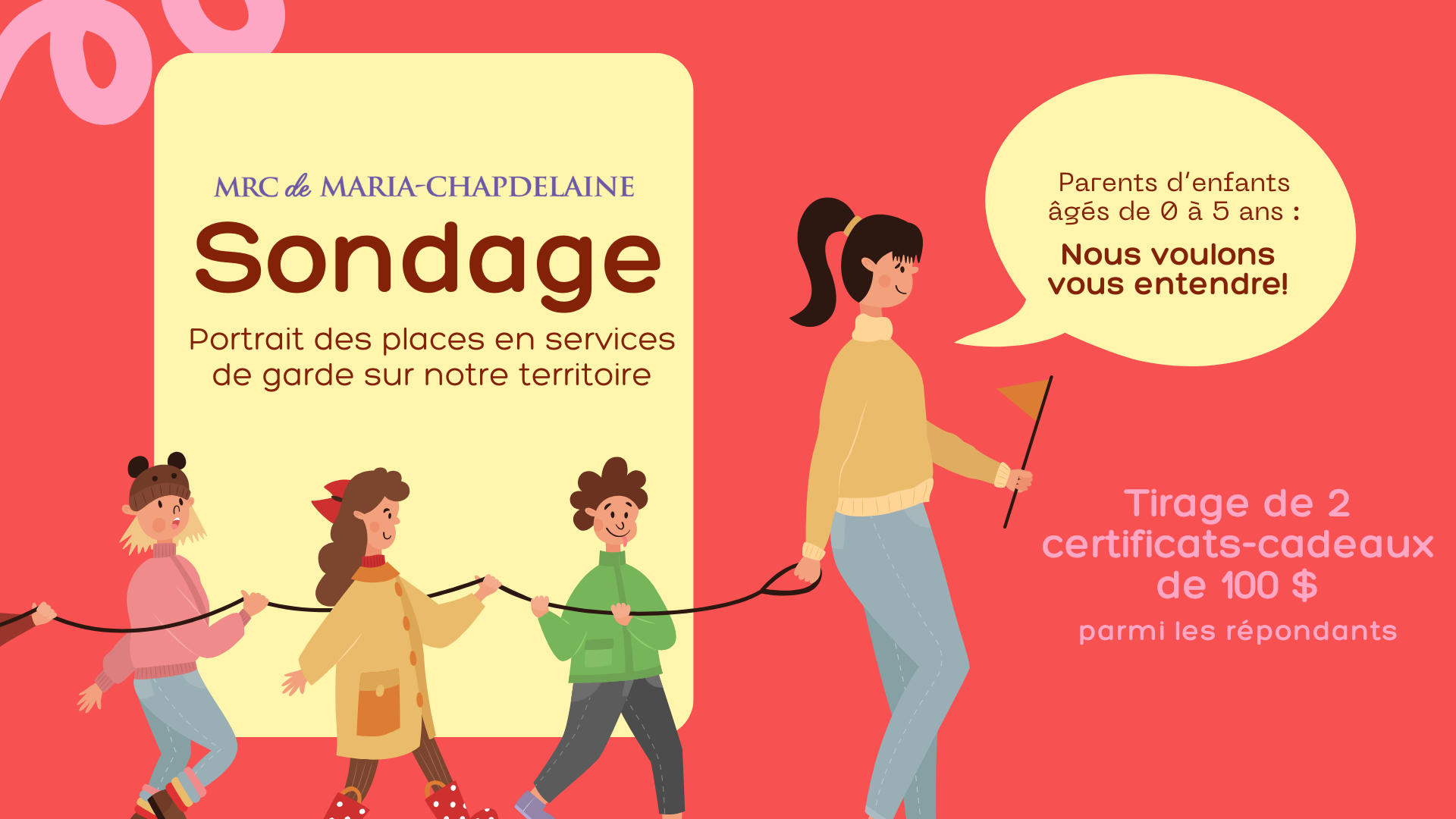 Sondage pour les parents d’enfants âgés entre 0 et 5 ans Actualités Non classé