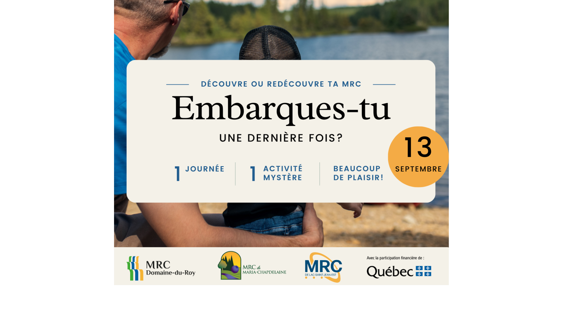 Embarques-tu – Édition du 13 septembre Actualités Événements