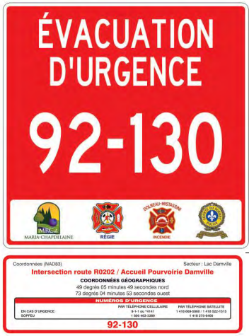 Évacuation d'urgence 92-130