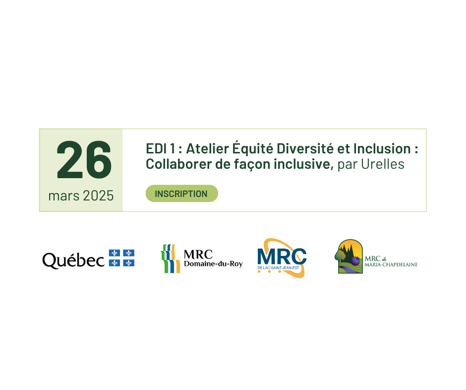 Formation EDI – 26 mars 2025 Actualités Non classé