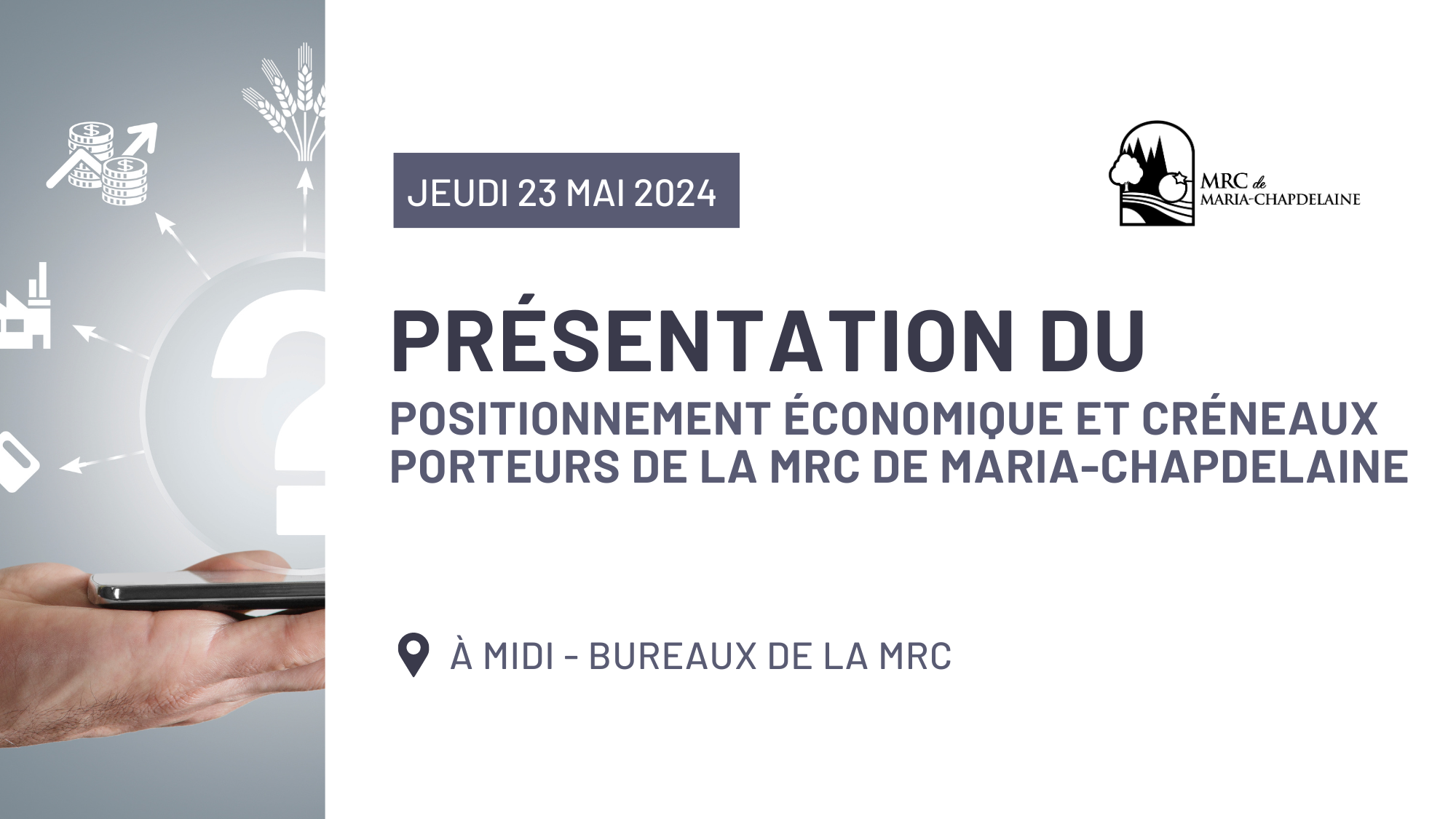 Présentation du positionnement économique et créneaux porteurs de la MRC Actualités Non classé