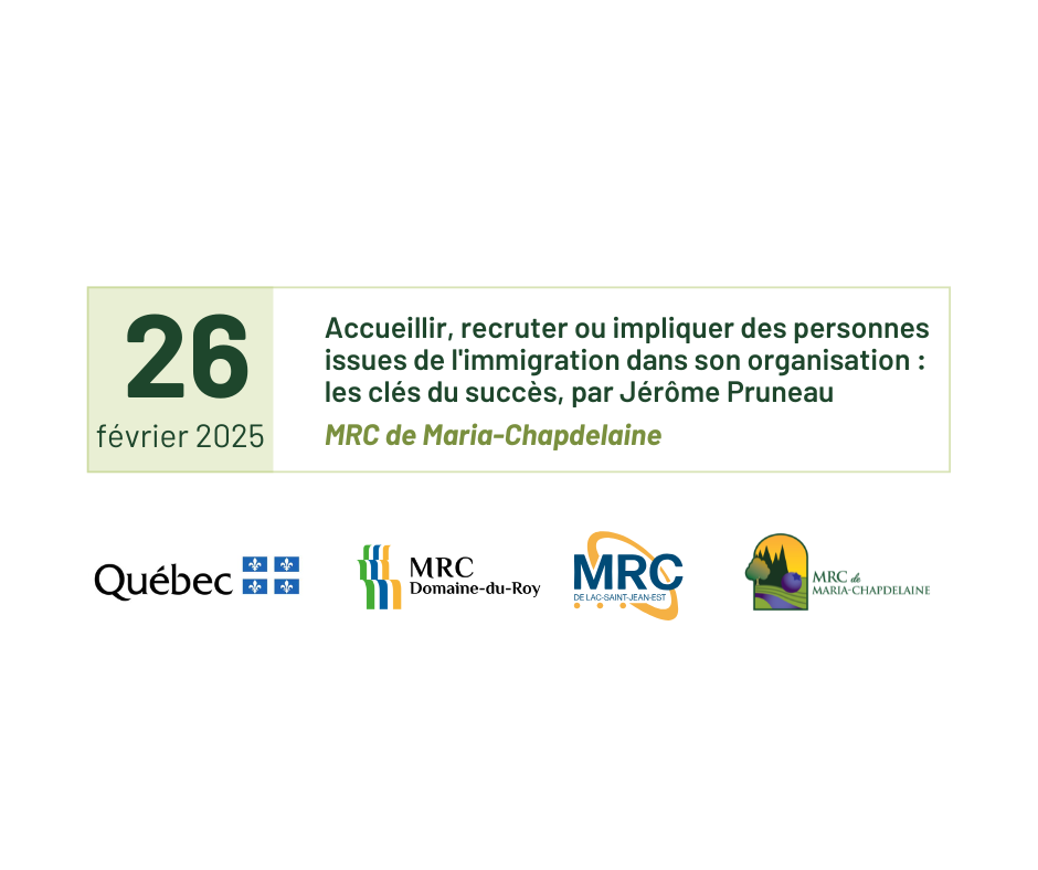 Formation pour les organismes et le milieu municipal – 26 février 2025 Actualités Non classé
