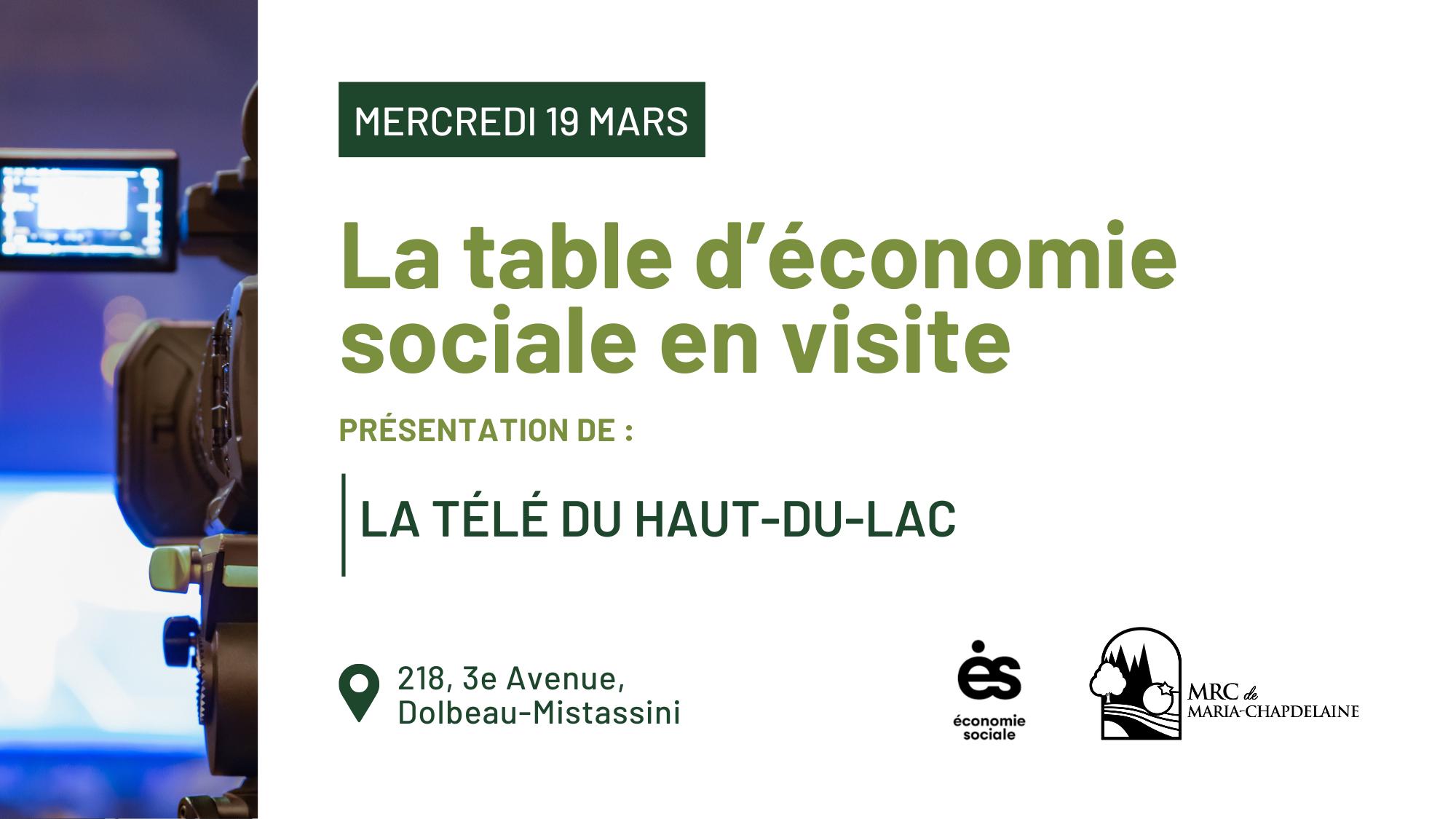 La table d’économie sociale en visite Actualités Événements