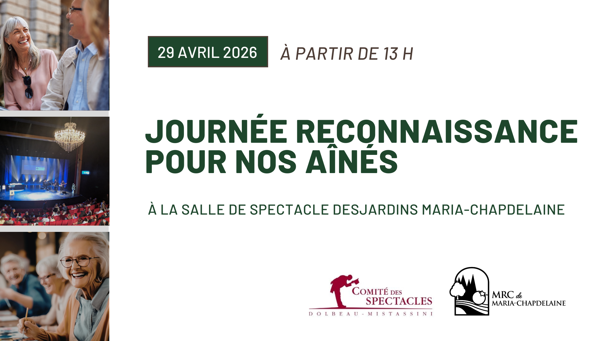 Journée reconnaissance pour nos aînés Actualités Événements