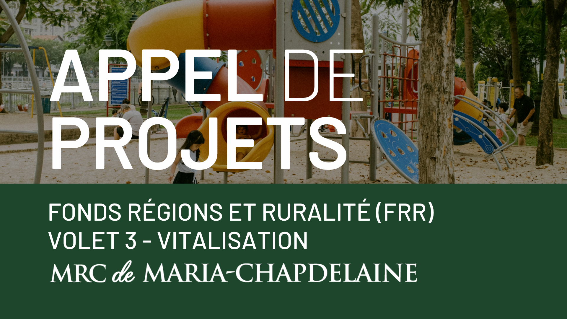 Appel de projets – Fonds régions et ruralité (FRR) – volet 3 – Vitalisation Actualités À la une
