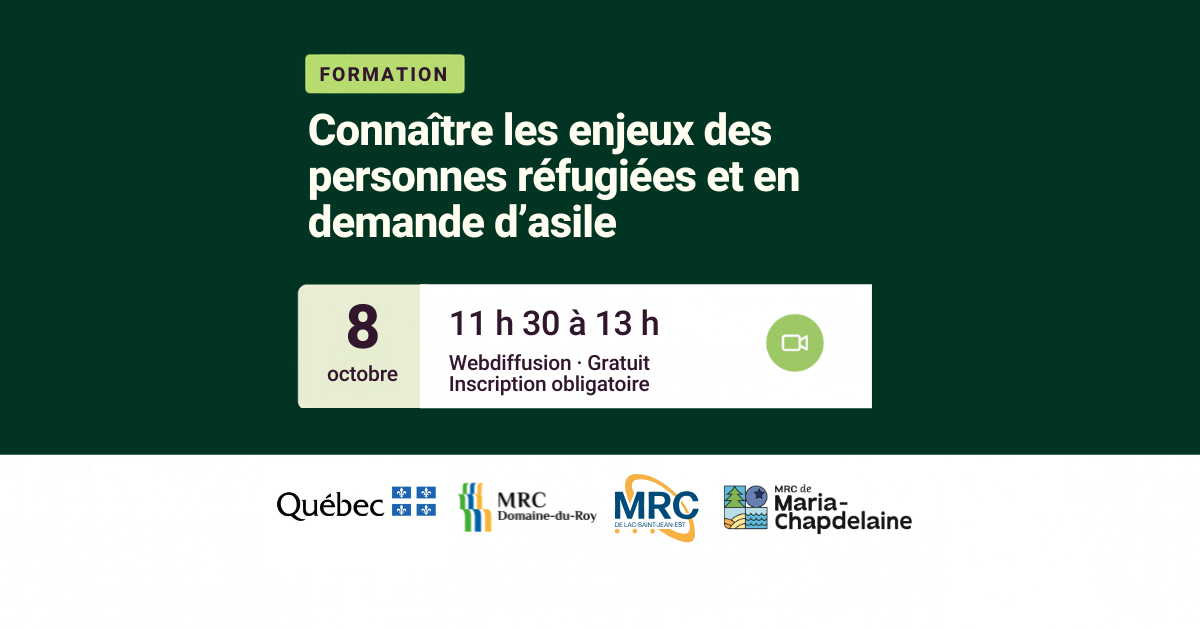 Formation – Connaître les enjeux des personnes réfugiées et en demande d’asile Actualités À la une