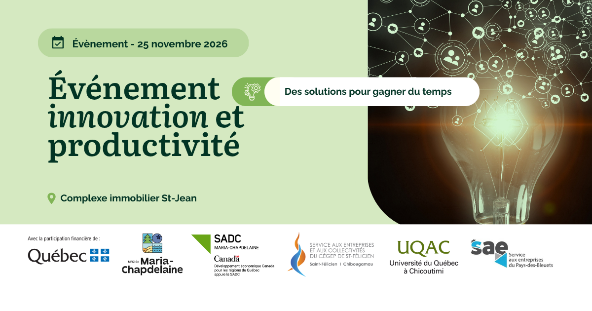 Événement innovation et productivité Actualités Événements